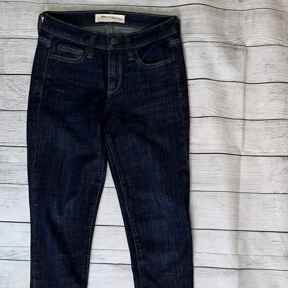 GAP 1969 Jeans Gap For Good True Skinny Size 24 Dark Wash with Stretch - Picture 2 of 10